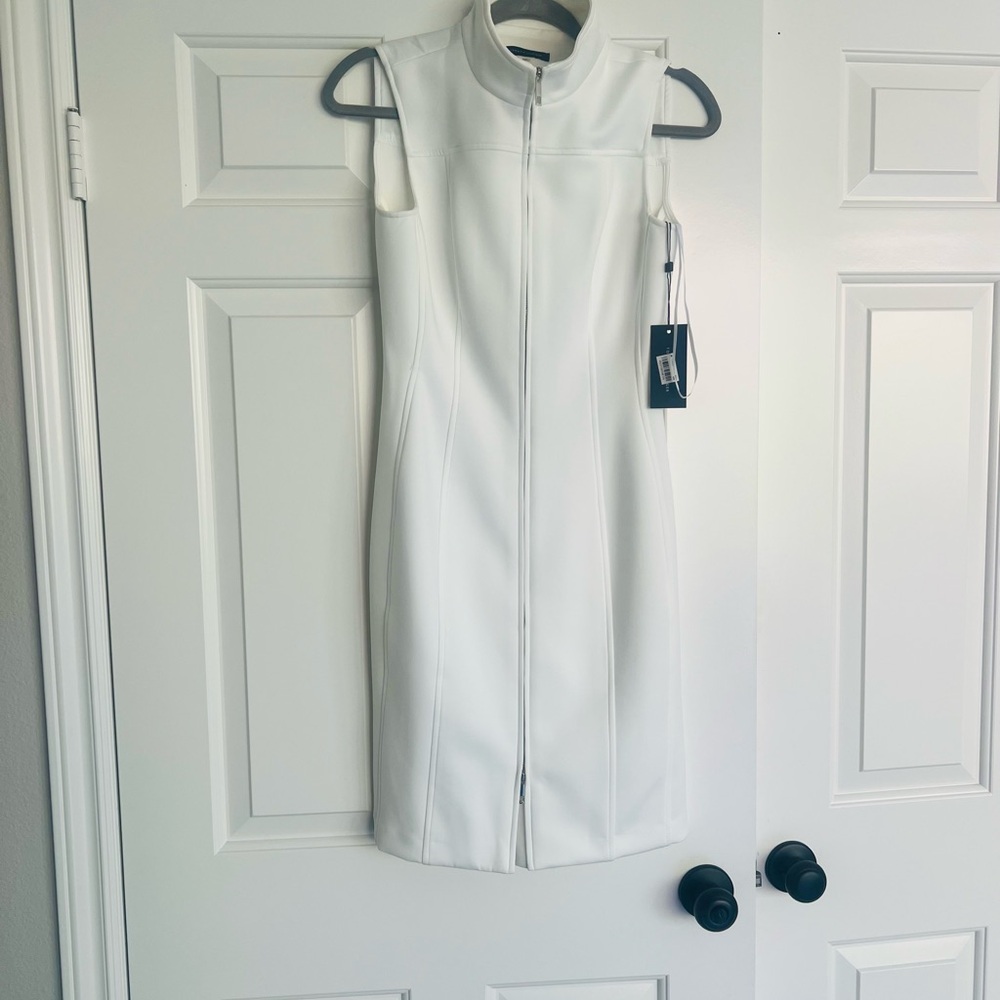 Tommy Hilfiger Sleeveless White Mini Dress